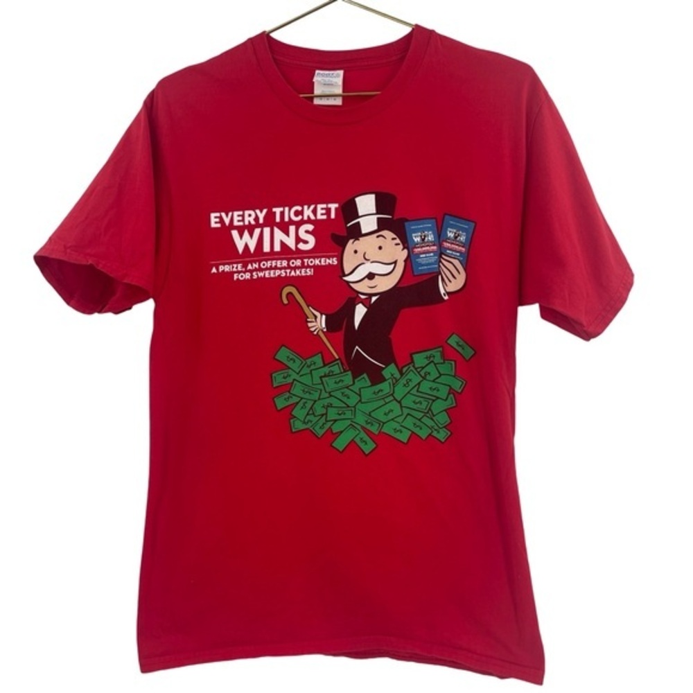 Monopoly Shop Play Win 2021 Employee Shirt Uniform Medium Vons Albertsons